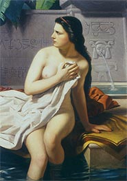 La casta Susana, c.1862 by Juan Manuel Blanes | Painting Reproduction