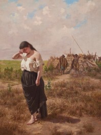 The Captive, 1879 by Juan Manuel Blanes | Painting Reproduction