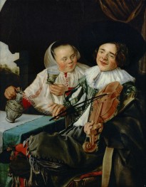 The Merry Company, 1630 by Judith Leyster | Painting Reproduction