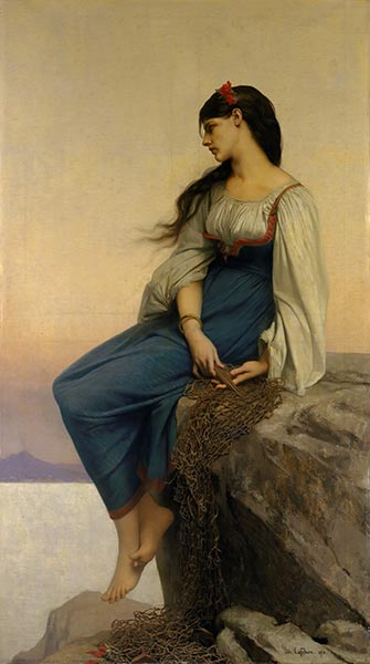 Graziella, 1878 | Jules Joseph Lefebvre | Painting Reproduction