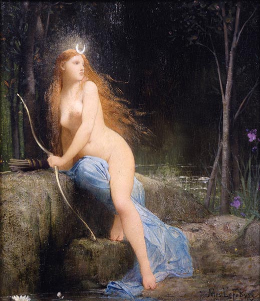 Diana, 1879 | Jules Joseph Lefebvre | Gemälde Reproduktion