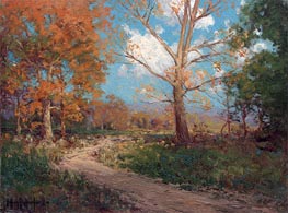 Oktober Sonnenlicht, 1911 von Julian Onderdonk | Gemälde-Reproduktion
