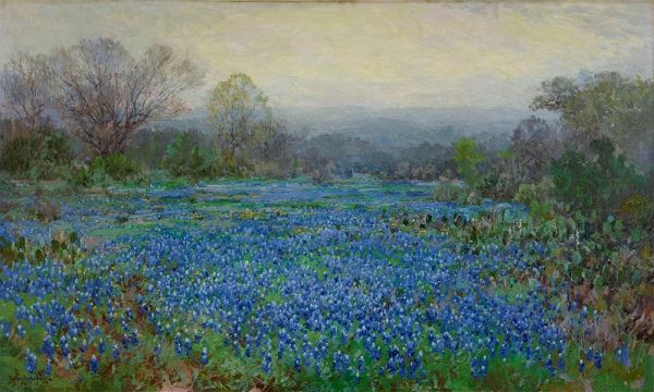 Field of Bluebonnets, n.d. by Julian Onderdonk | Painting Reproduction