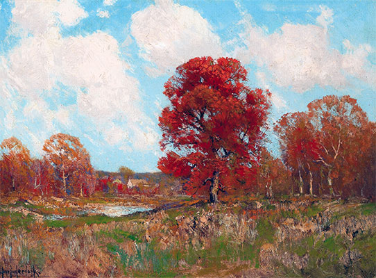 Fall Landscape, undated | Julian Onderdonk | Painting Reproduction