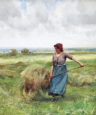 The Haymaker, n.d. by Julien Dupre | Painting Reproduction