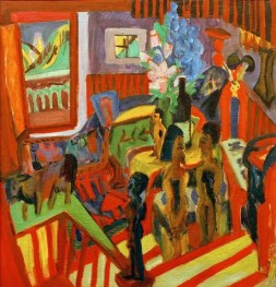 Atelierecke, 1920 von Ernst Ludwig Kirchner | Gemälde-Reproduktion