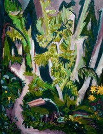 Waldinneres, 1919 von Ernst Ludwig Kirchner | Gemälde-Reproduktion