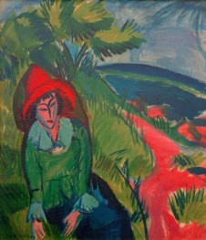Erna auf Fehmarn | Ernst Ludwig Kirchner | Gemälde Reproduktion