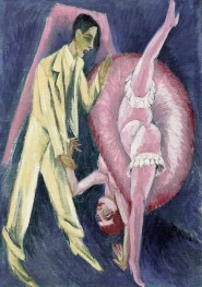 Tanzpaar, 1914 von Ernst Ludwig Kirchner | Gemälde-Reproduktion