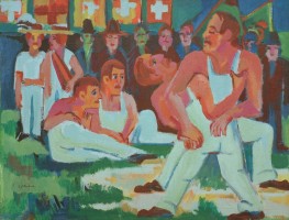 Ringer, 1923 von Ernst Ludwig Kirchner | Gemälde-Reproduktion