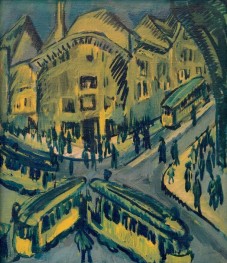 Nollendorfplatz, 1912 von Ernst Ludwig Kirchner | Gemälde-Reproduktion