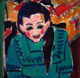 Fränzi, 1910 von Ernst Ludwig Kirchner | Gemälde-Reproduktion