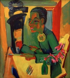Der Maler, 1919 von Ernst Ludwig Kirchner | Gemälde-Reproduktion