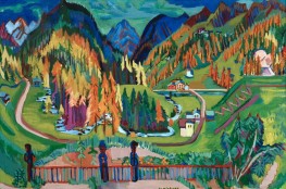 Sertigtal im Herbst, 1925 von Ernst Ludwig Kirchner | Gemälde-Reproduktion