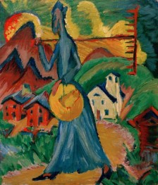 Alpleben, 1920 von Ernst Ludwig Kirchner | Gemälde-Reproduktion