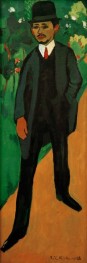 Bildnis Erich Heckel, 1923 von Ernst Ludwig Kirchner | Gemälde-Reproduktion