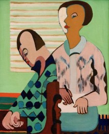 Das Paar. Selbstbildnis mit Erna, 1934 von Ernst Ludwig Kirchner | Gemälde-Reproduktion