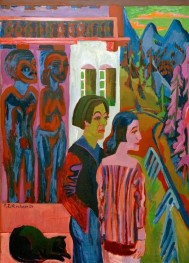 Vor Sonnenaufgang, 1924 von Ernst Ludwig Kirchner | Gemälde-Reproduktion