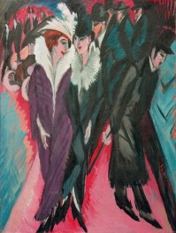 Die Straße, 1913 von Ernst Ludwig Kirchner | Gemälde-Reproduktion