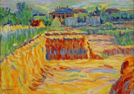 Die Lehmgrube, 1906 von Ernst Ludwig Kirchner | Gemälde-Reproduktion