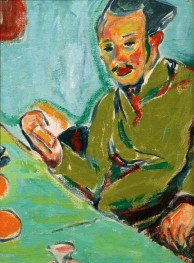Bildnis Erich Heckel | Ernst Ludwig Kirchner | Gemälde Reproduktion