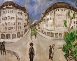 Street at Schöneberg City Park, 1913 by Ernst Ludwig Kirchner | Painting Reproduction