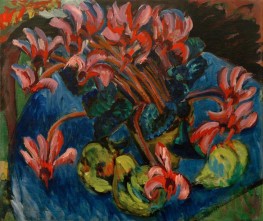 Cyclamen at Christmas | Ernst Ludwig Kirchner | Painting Reproduction