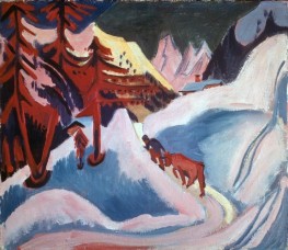 Winter in Davos | Ernst Ludwig Kirchner | Painting Reproduction