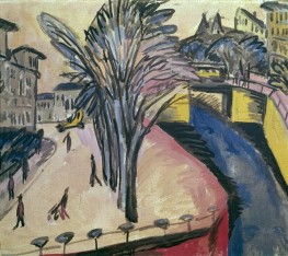 Yellow Engelufer | Ernst Ludwig Kirchner | Painting Reproduction