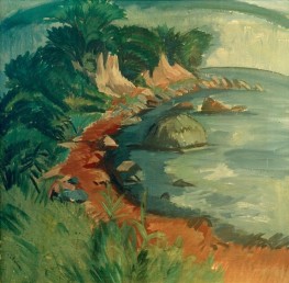 Coast on Fehmarn | Ernst Ludwig Kirchner | Painting Reproduction