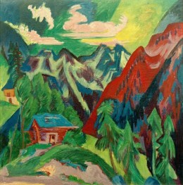 The Klosters Mountains | Ernst Ludwig Kirchner | Painting Reproduction