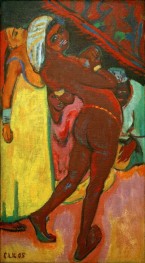 Die Negertänzerin, 1910 von Ernst Ludwig Kirchner | Gemälde-Reproduktion