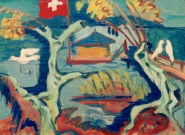 Fisherman's Hut at Lake Constance | Ernst Ludwig Kirchner | Painting Reproduction