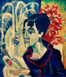 Head, Erna | Ernst Ludwig Kirchner | Painting Reproduction
