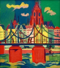 Frankfurt Cathedral | Ernst Ludwig Kirchner | Painting Reproduction
