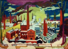 Chemnitz Factories | Ernst Ludwig Kirchner | Painting Reproduction