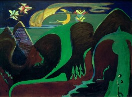 Nocturnal Fantasy Landscape | Ernst Ludwig Kirchner | Painting Reproduction