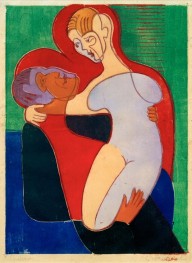 Liebespaar (Die Hembusse) | Ernst Ludwig Kirchner | Gemälde Reproduktion