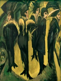 Five women on the street | Ernst Ludwig Kirchner | Painting Reproduction