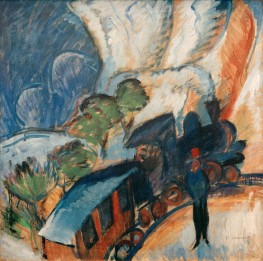 Rhaetian Railway | Ernst Ludwig Kirchner | Painting Reproduction