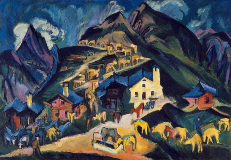 Alpauftrieb, 1919 | Ernst Ludwig Kirchner