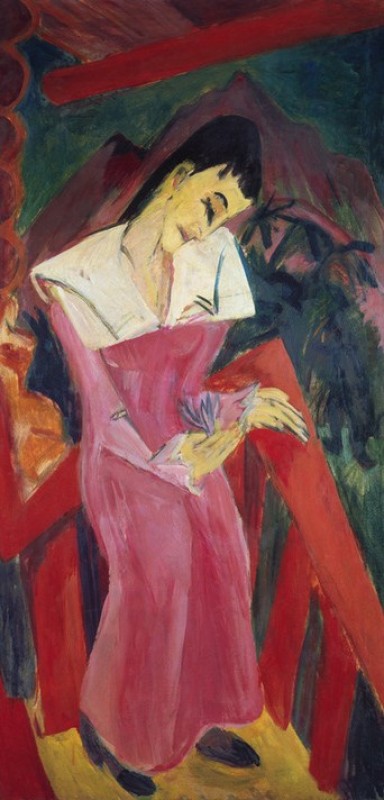 Dame in Rosa, 1910 | Ernst Ludwig Kirchner