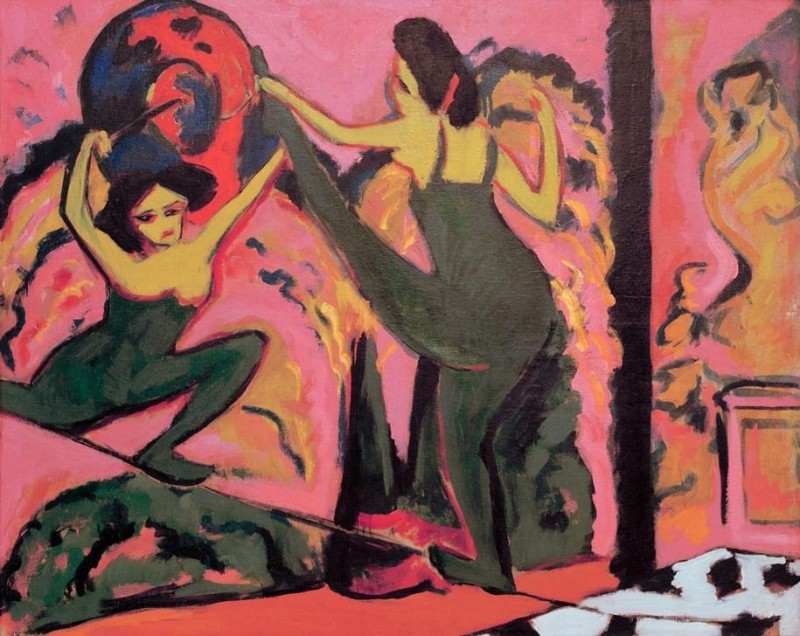 Drahtseiltanz, 1909 | Ernst Ludwig Kirchner