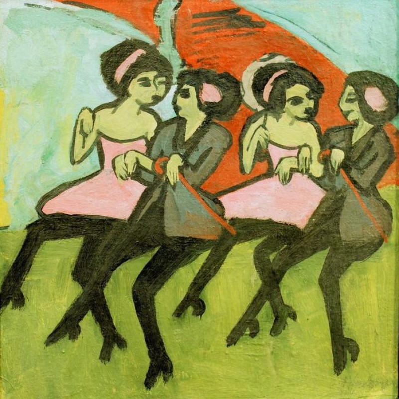 Ernst Ludwig Kirchner | Panamatänzerinnen, 1910 Panamatänzerinnen, 1910 | Ernst Ludwig Kirchner