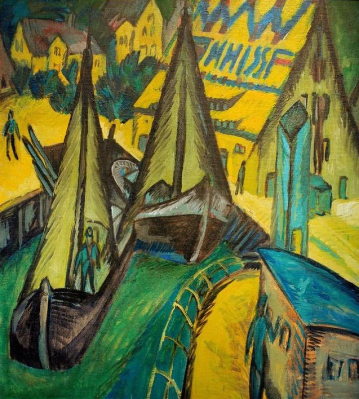 Hafen von Burgstaaken, 1913 | Ernst Ludwig Kirchner