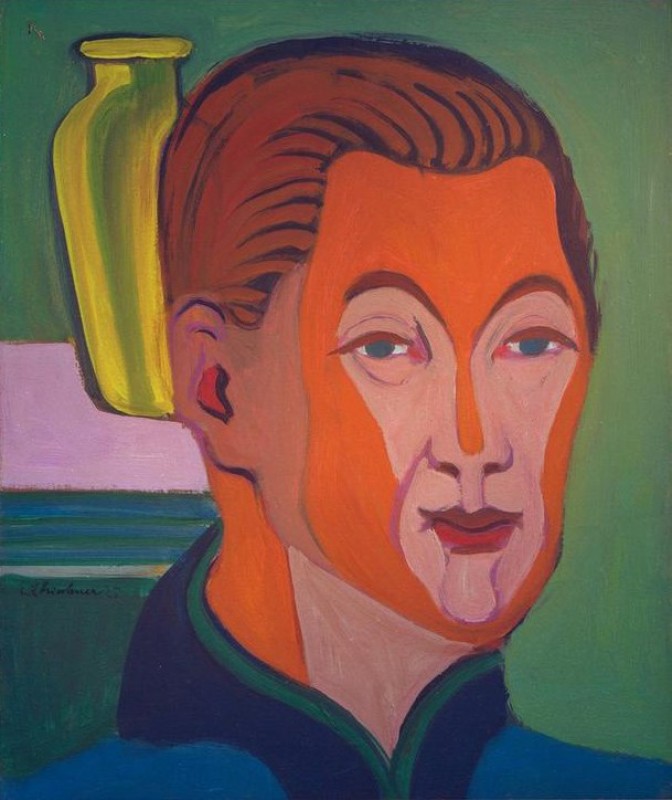 Kopf des Malers (Selbstbildnis), 1925 | Ernst Ludwig Kirchner