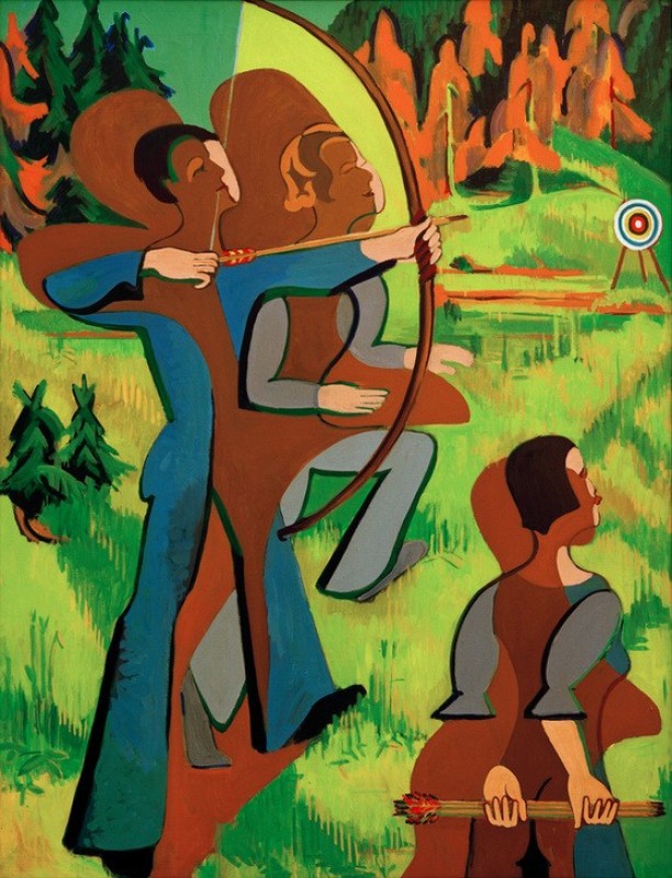 Ernst Ludwig Kirchner | Bogenschützen, 1935 Bogenschützen, 1935 | Ernst Ludwig Kirchner