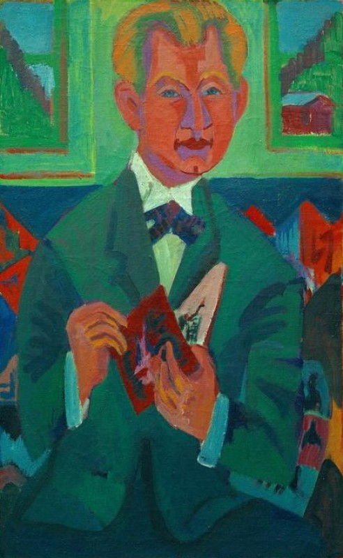 Ernst Ludwig Kirchner | Portrait Edwin Redslob, 1924 Portrait Edwin Redslob, 1924 | Ernst Ludwig Kirchner