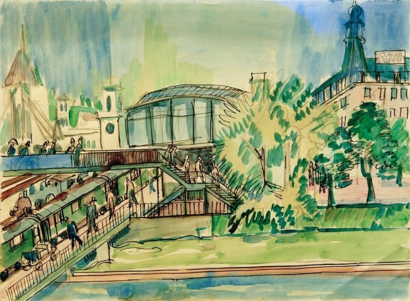 Bahnhof am Kanal, 1926 | Ernst Ludwig Kirchner