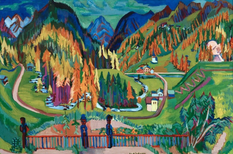 Sertigtal im Herbst, 1925 | Ernst Ludwig Kirchner